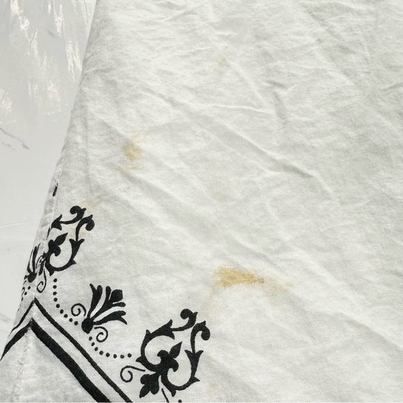 Reitmans White Floral Spaghetti Straps Comfy Midi Dress Size 9 - Picture 11 of 11